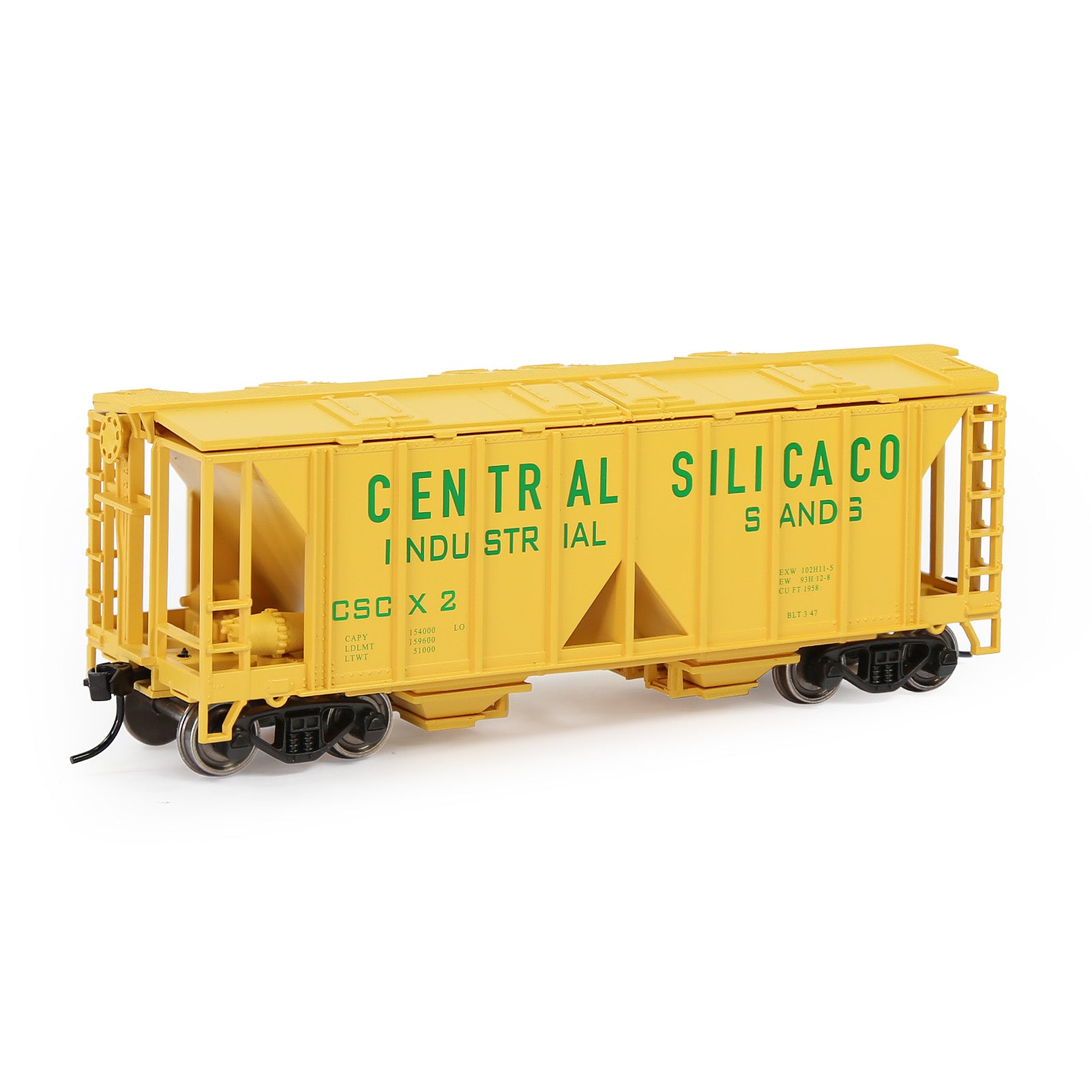 C8760 1pc HO Scale 1:87 Hopper Car Medium Couplers