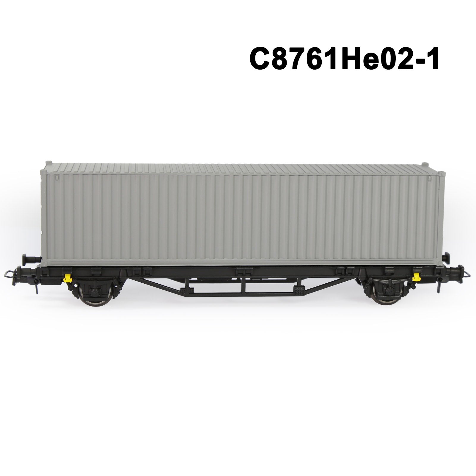 C8761M One set HO Scale 1:87 Model Flat Wagon with Containers