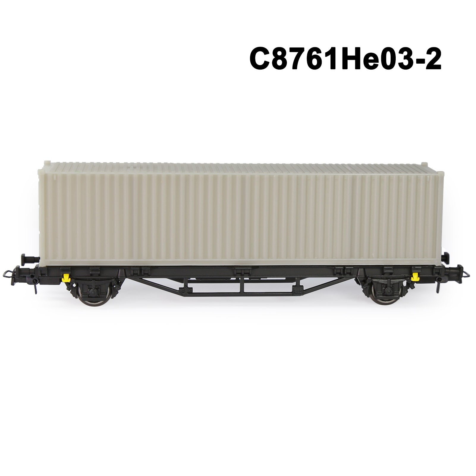 C8761M One set HO Scale 1:87 Model Flat Wagon with Containers
