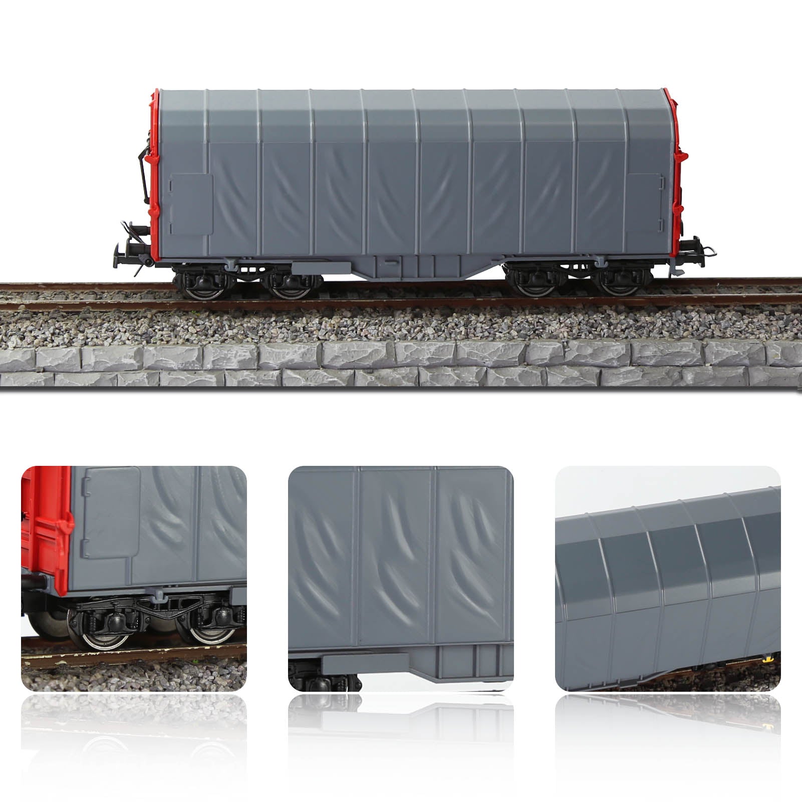 C8762 1pc HO Scale 1:87 Model Covered Wagon