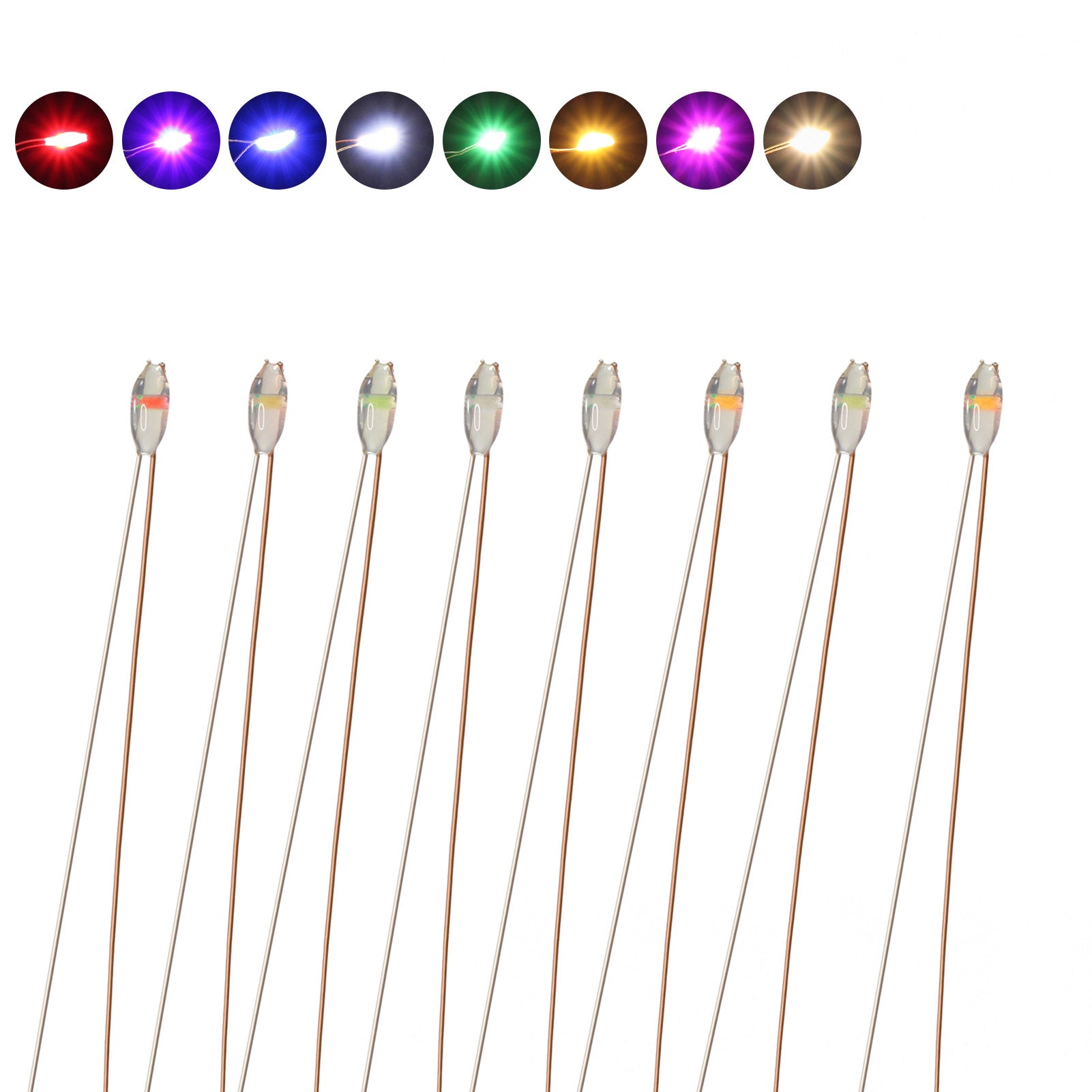 CD0603 30pcs Pre-wired Micro Litz Resin Cover SMD 0603