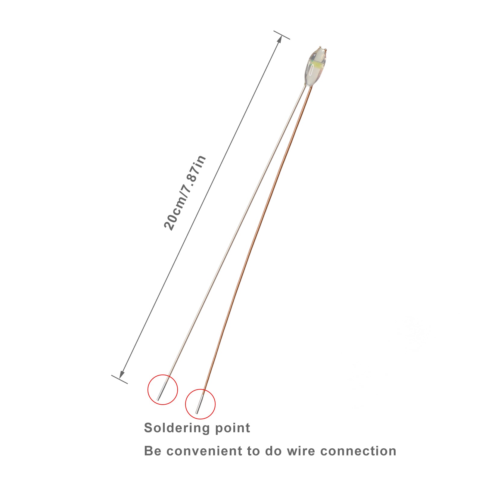 CD0603 30pcs Pre-wired Micro Litz Resin Cover SMD 0603