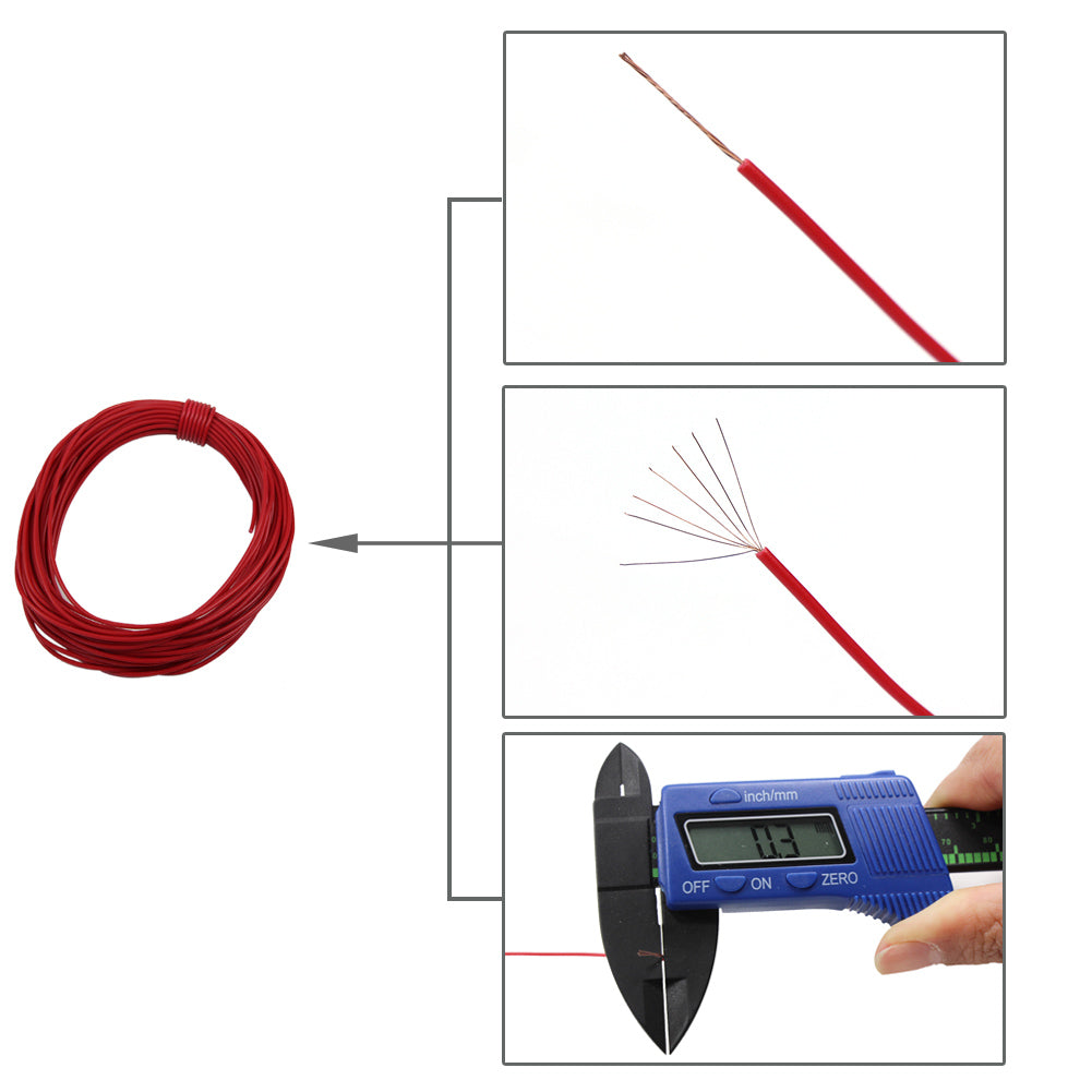 DX1210 10 Rolls 100 Meters 1.0 AMP Standard Equipment Wire
