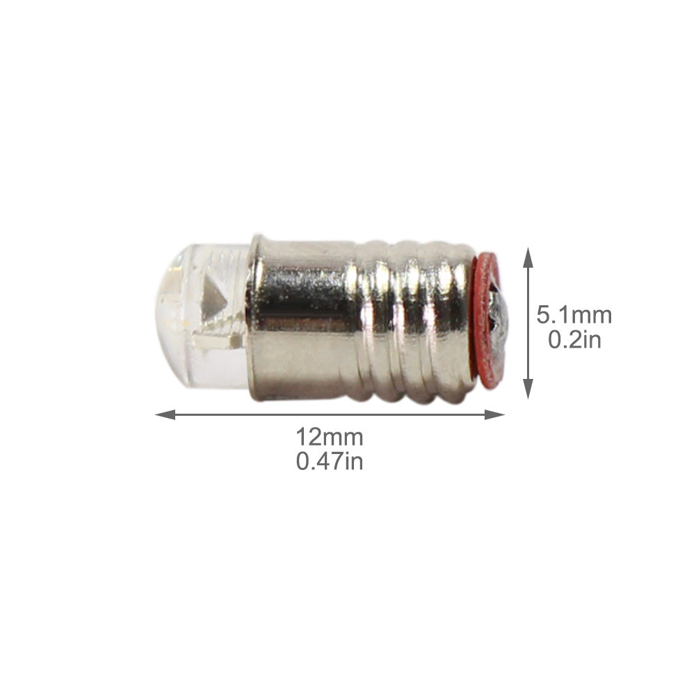 E501 10pcs Screw Bulbs E5 E5.5 Leds 12V