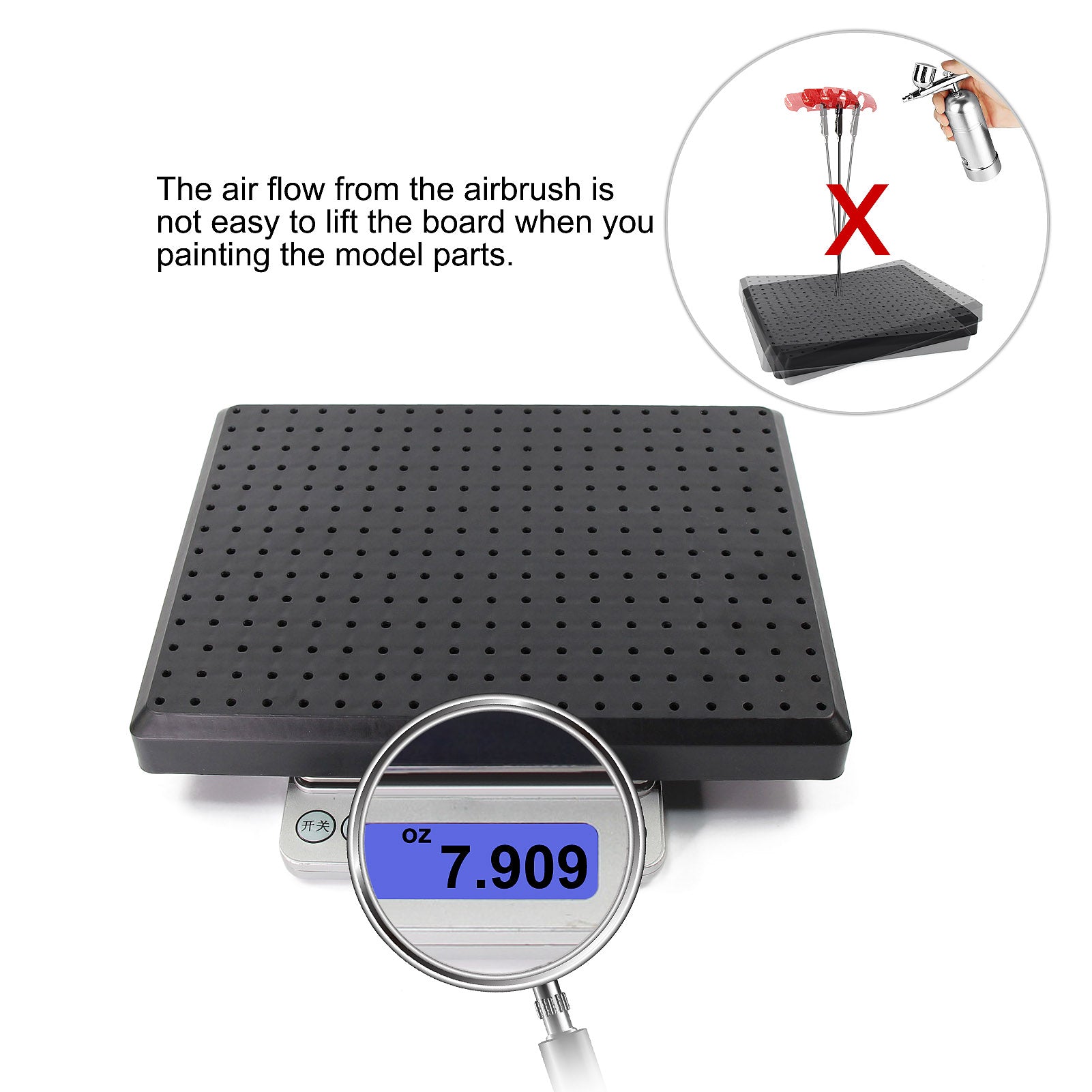 GJJC19B 14*19 Holes Painting Clips Set with 20pcs Alligator Clips and Covers