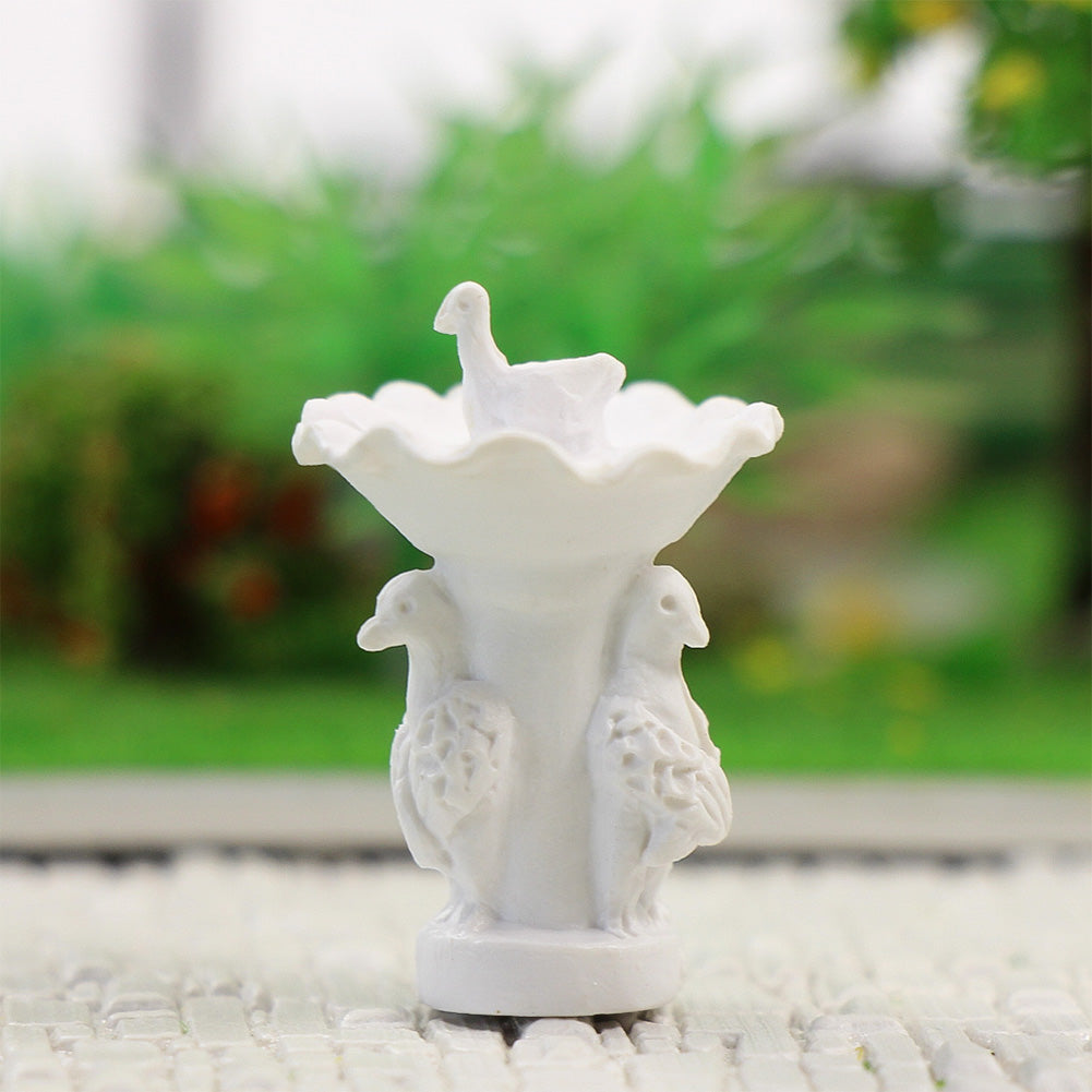 GY07087 9pcs HO Scale 1:87 Model Statue Sculpture Fountain