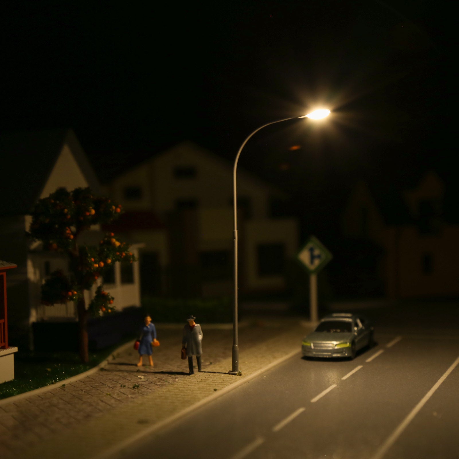 LD10 5pcs Metal Street Light Lamps with Cover LEDs
