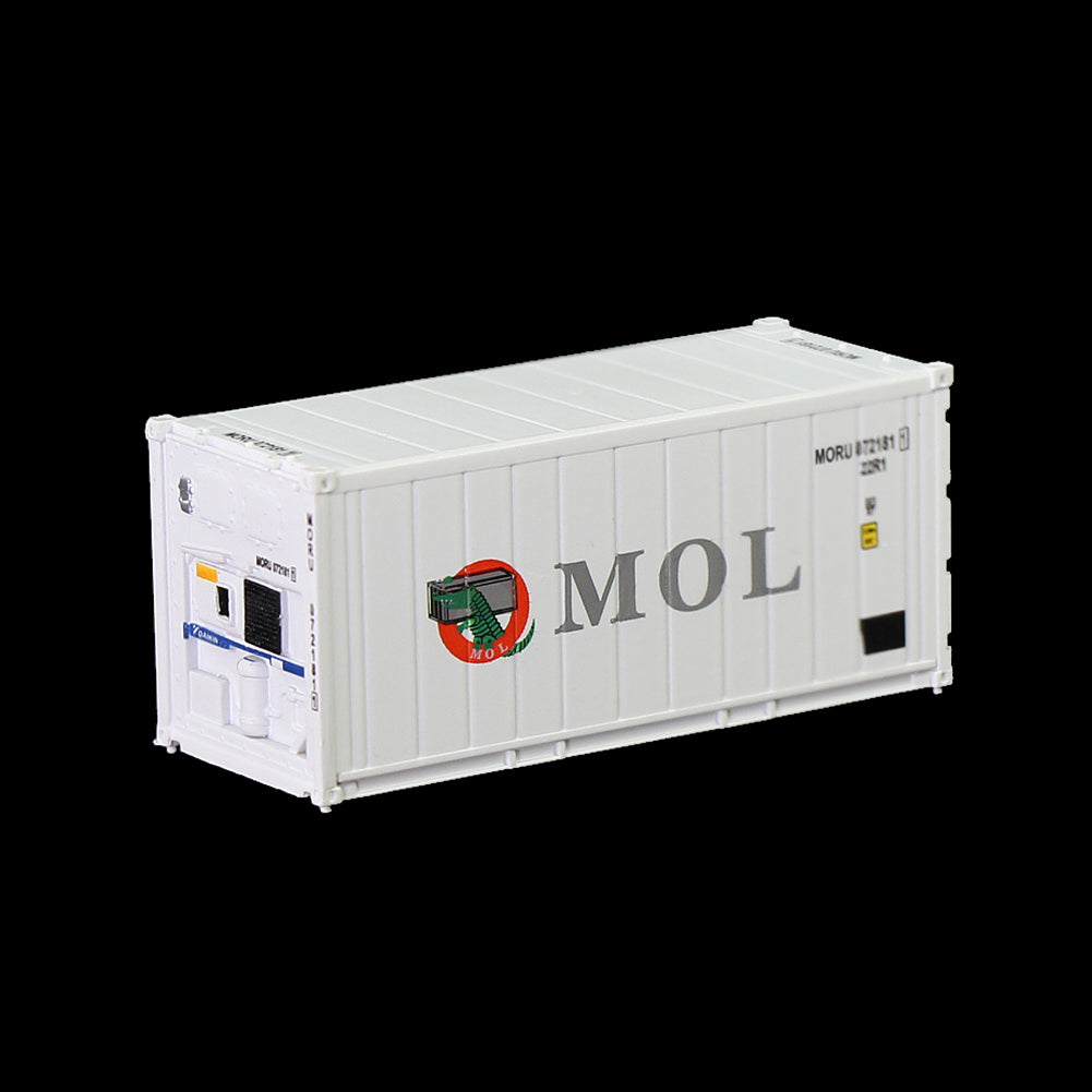 C15011 1pc N Scale 1:160 20ft Hi-Cube Reefer Shipping Container