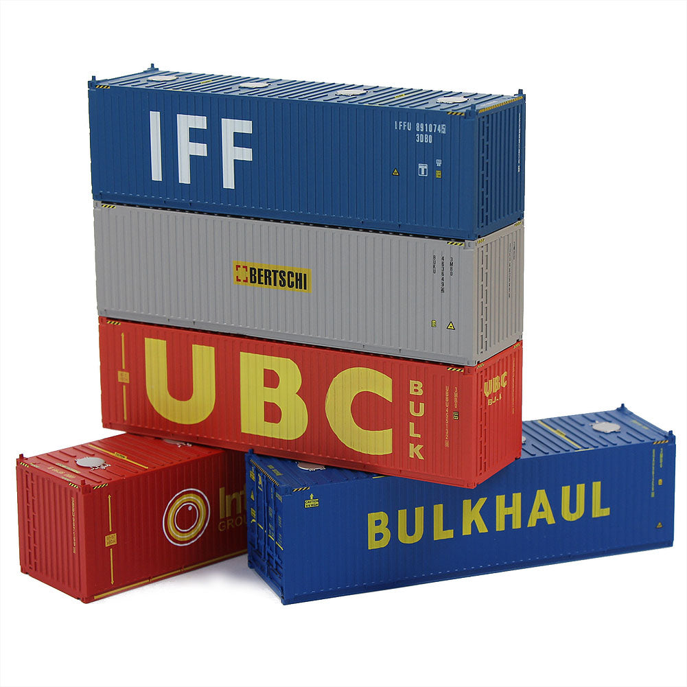 C8736 1pc HO Scale 1:87 30ft Shipping Container Cargo Box