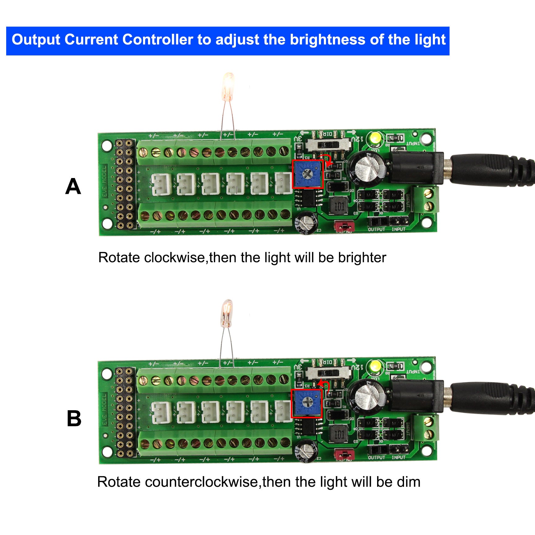 PCB012 Power Distribution Board withAccessory LED Lights