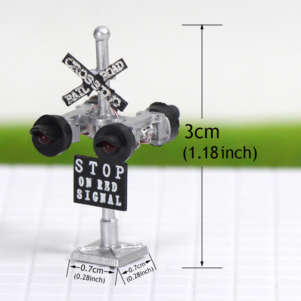 JTD1506RP 1 Set N Scale 1:160 Railway Signal with Circuit Board Flasher LED