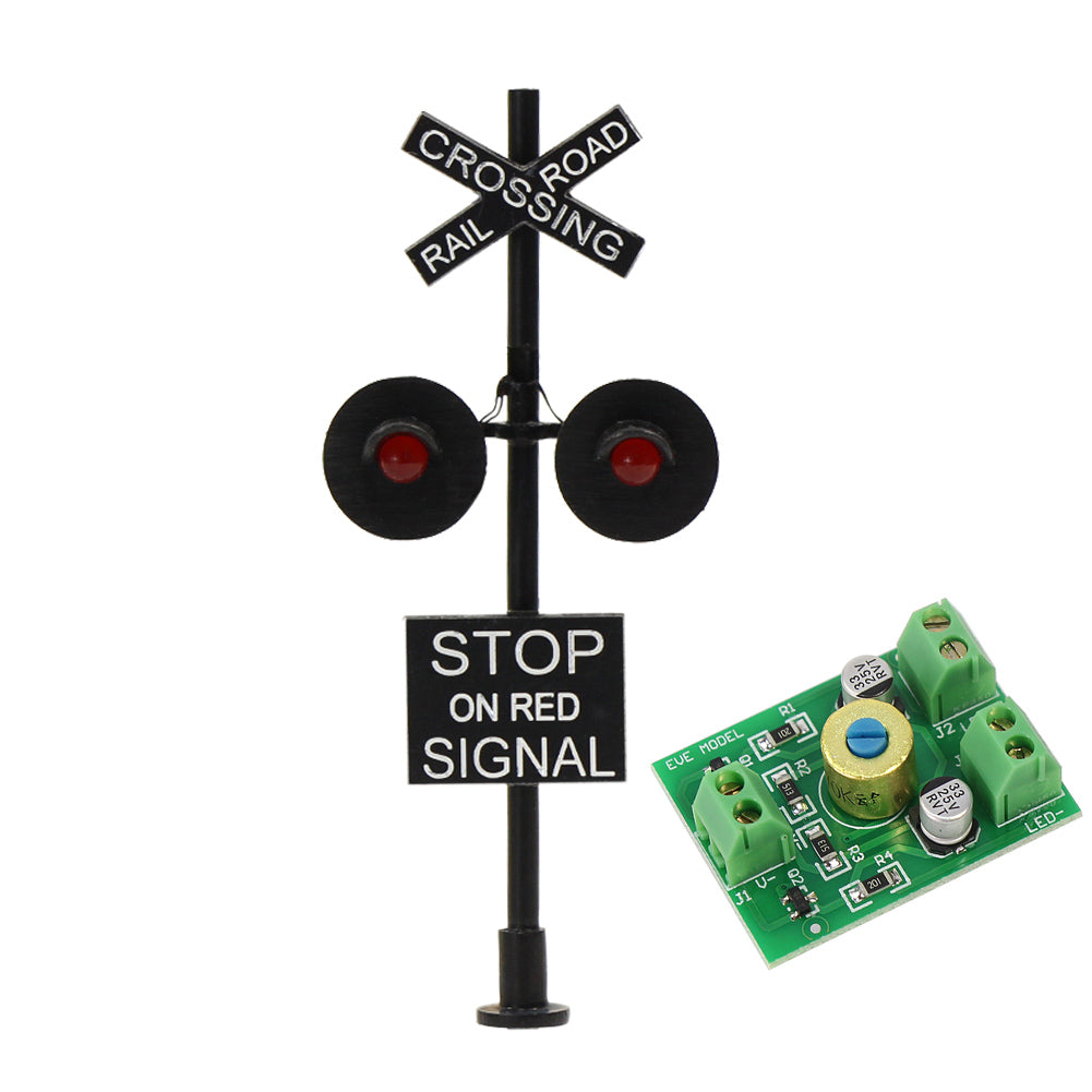 JTD877RP 1 set HO Scale Crossing Signal Circuit Board Flasher