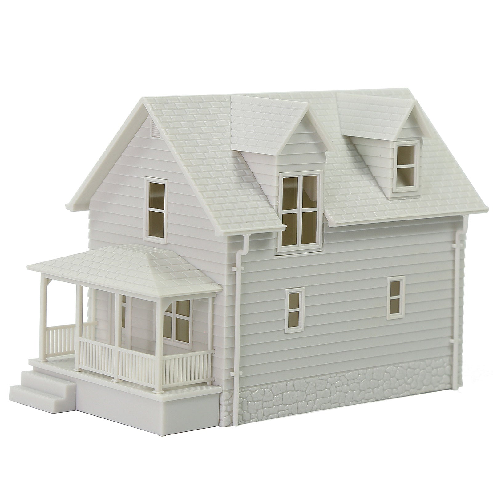 JZHO01JJ 1 Set HO Scale 1:87 Model Blank House Unassembled Building