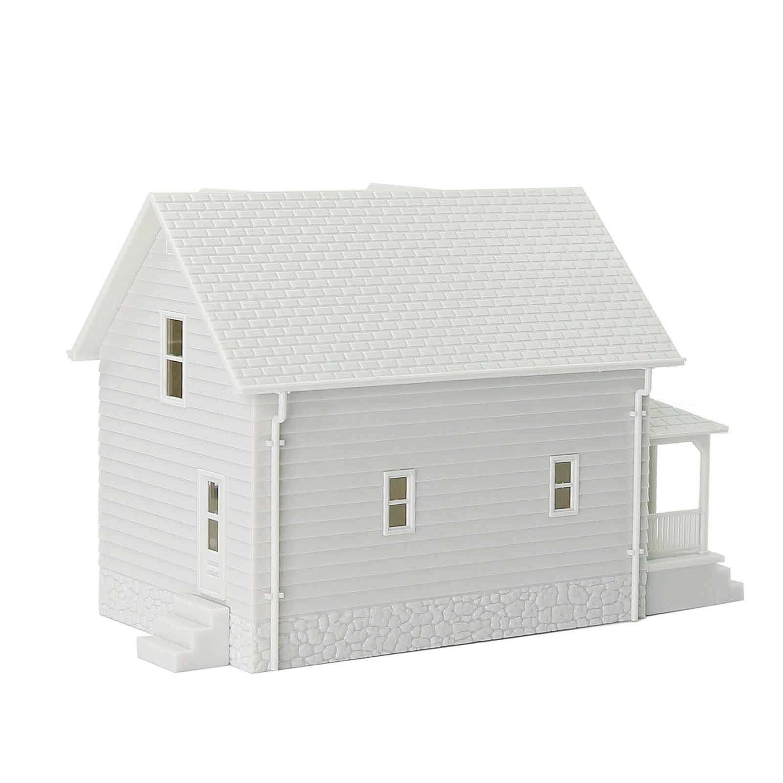 JZHO01JJ 1 Set HO Scale 1:87 Model Blank House Unassembled Building