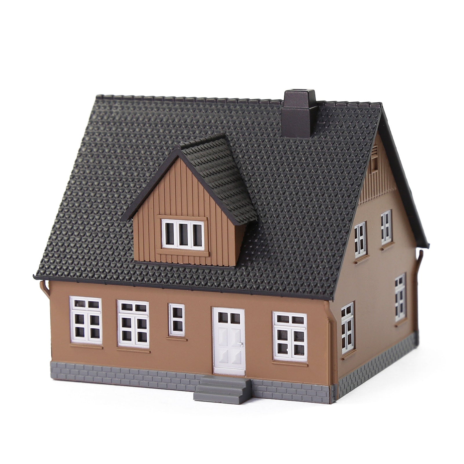 JZN02 1pc N Scale 1:160 Model Village House Pre-built Building Diorama