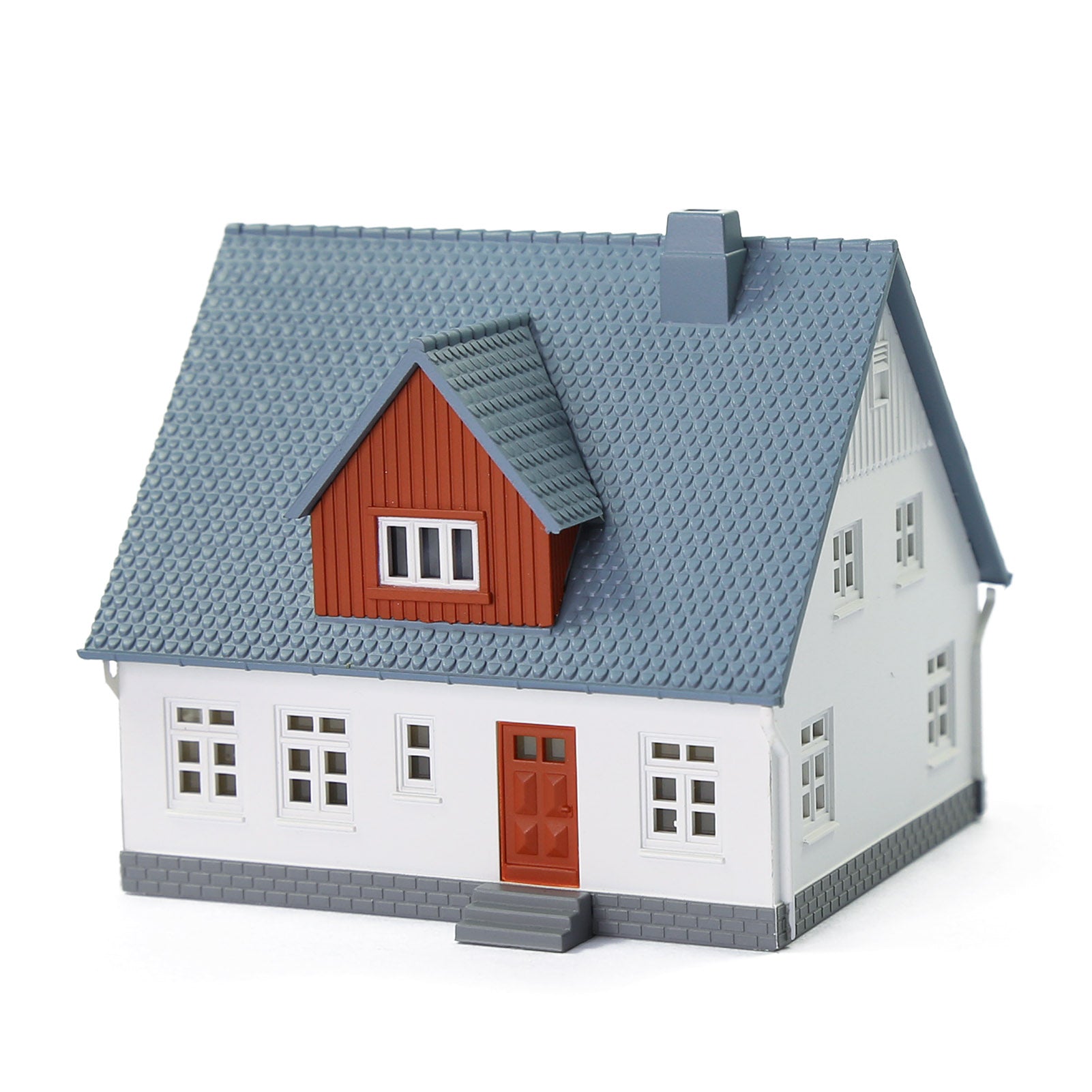 JZN02 1pc N Scale 1:160 Model Village House Pre-built Building Diorama