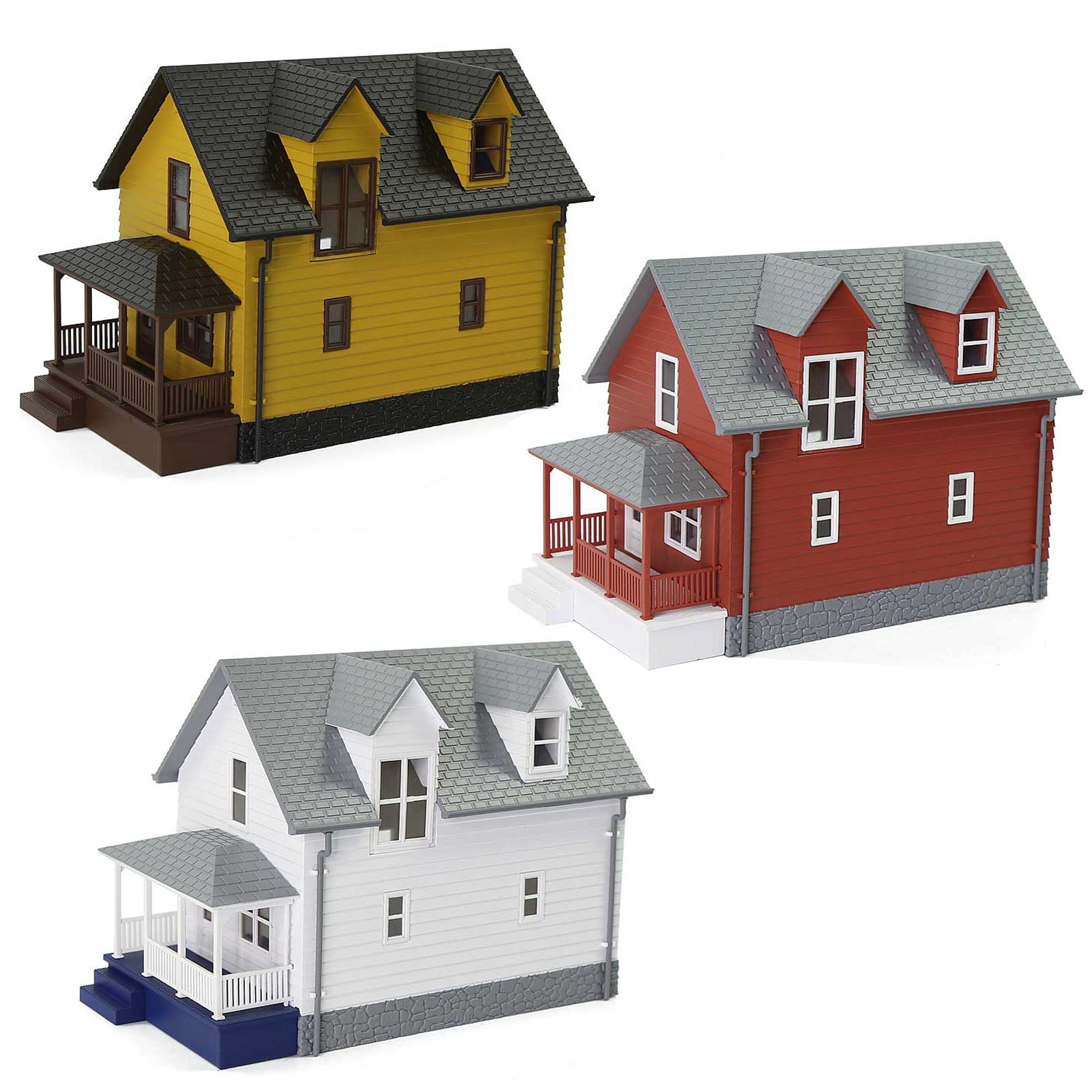 JZO01 1pc O Scale 1:50 Model House Assembled Building Architectural