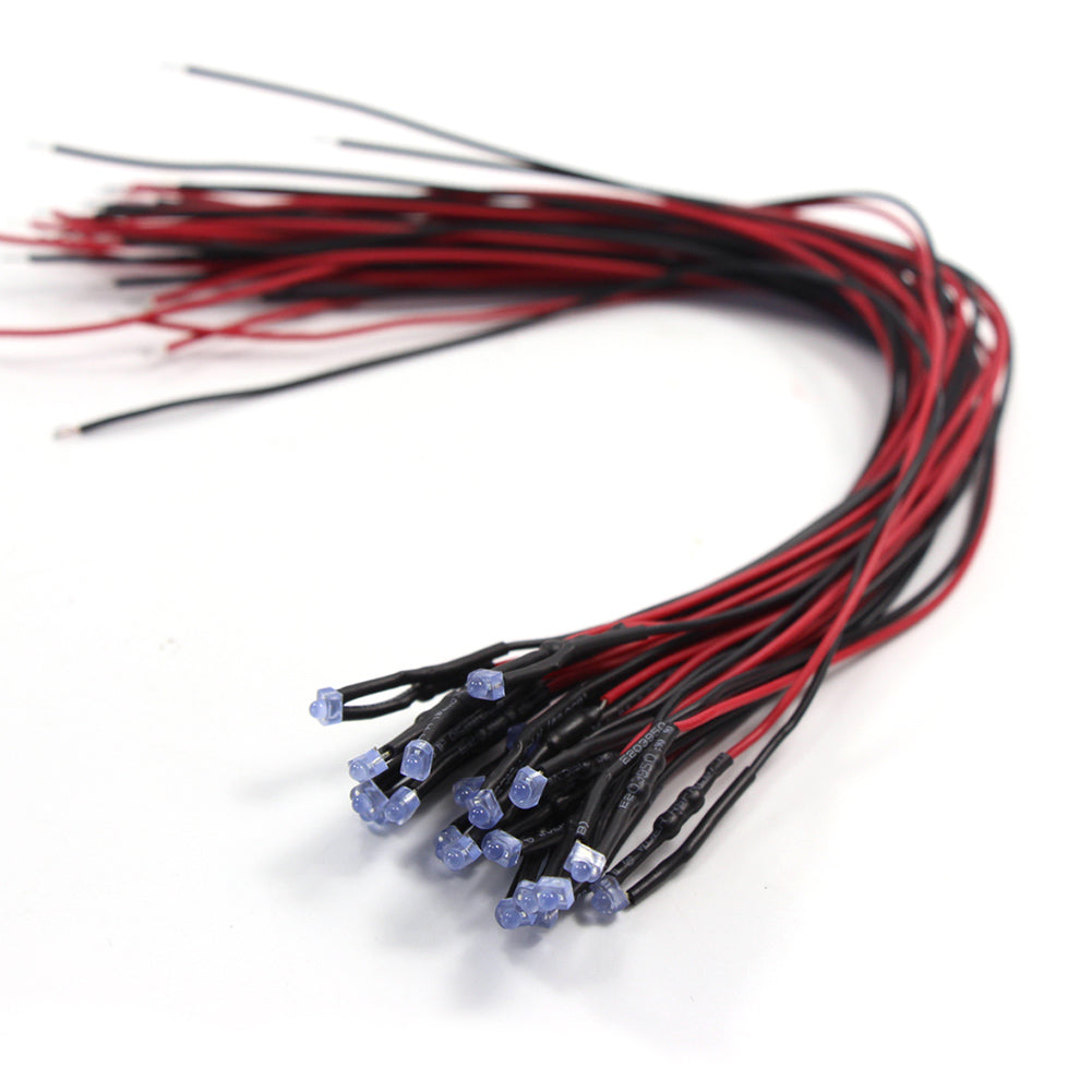 L1218 20pcs Pre Wired 1.8mm Led Light Lamp 12V ~ 18V