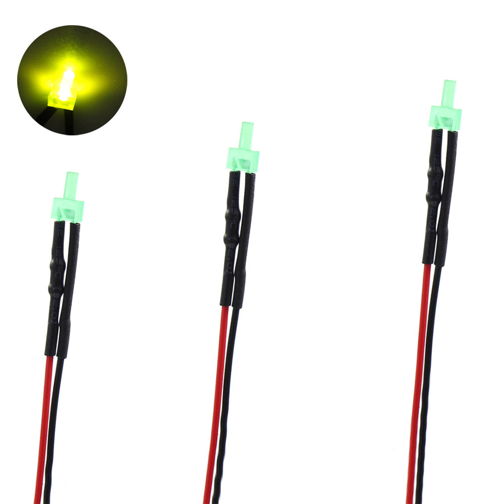 L1220 20pcs Pre Wired 2mm Diffused Led Lamp Light 12V ~ 18V