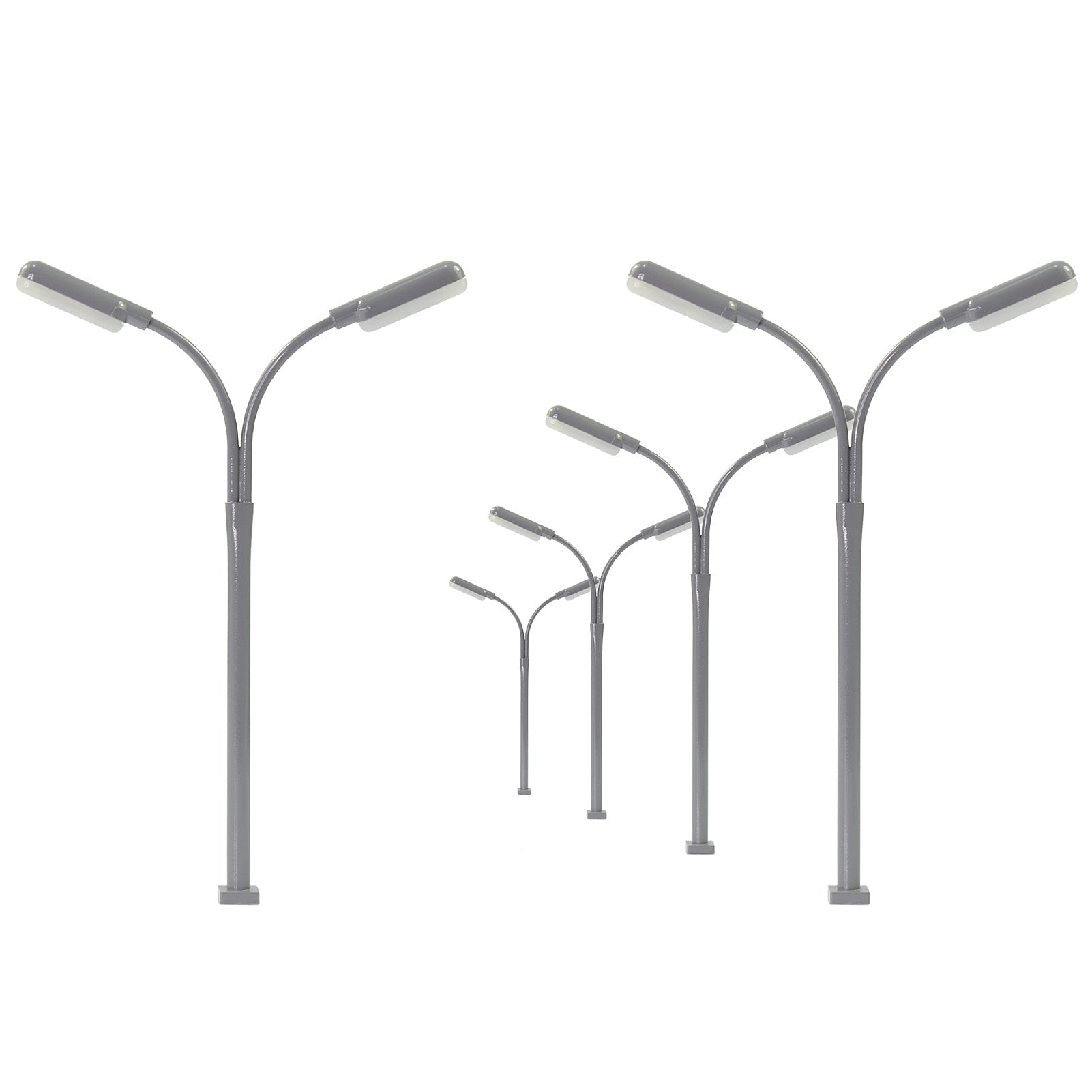 LD04 5pcs Two-heads Lamp Street Light LED with Cover