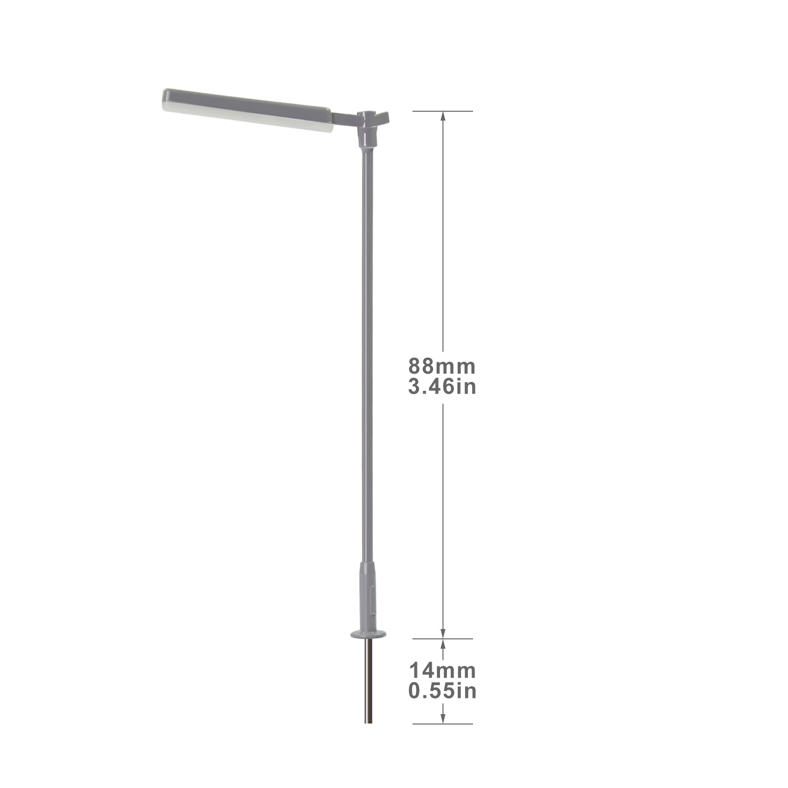 LD05 5pcs Metal Lamp post Street Light LEDs Shade