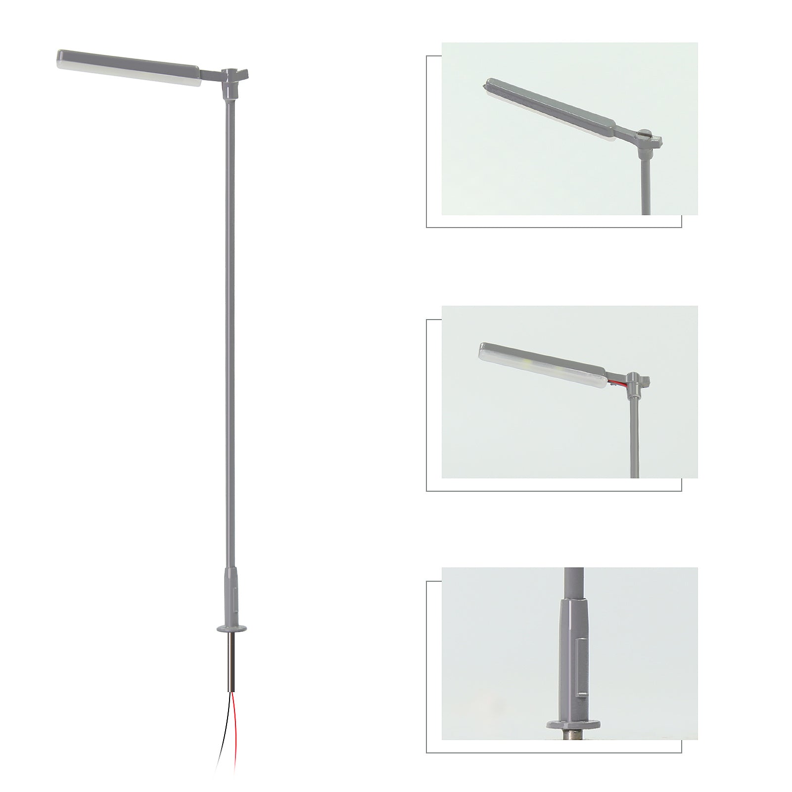 LD05 5pcs Metal Lamp post Street Light LEDs Shade