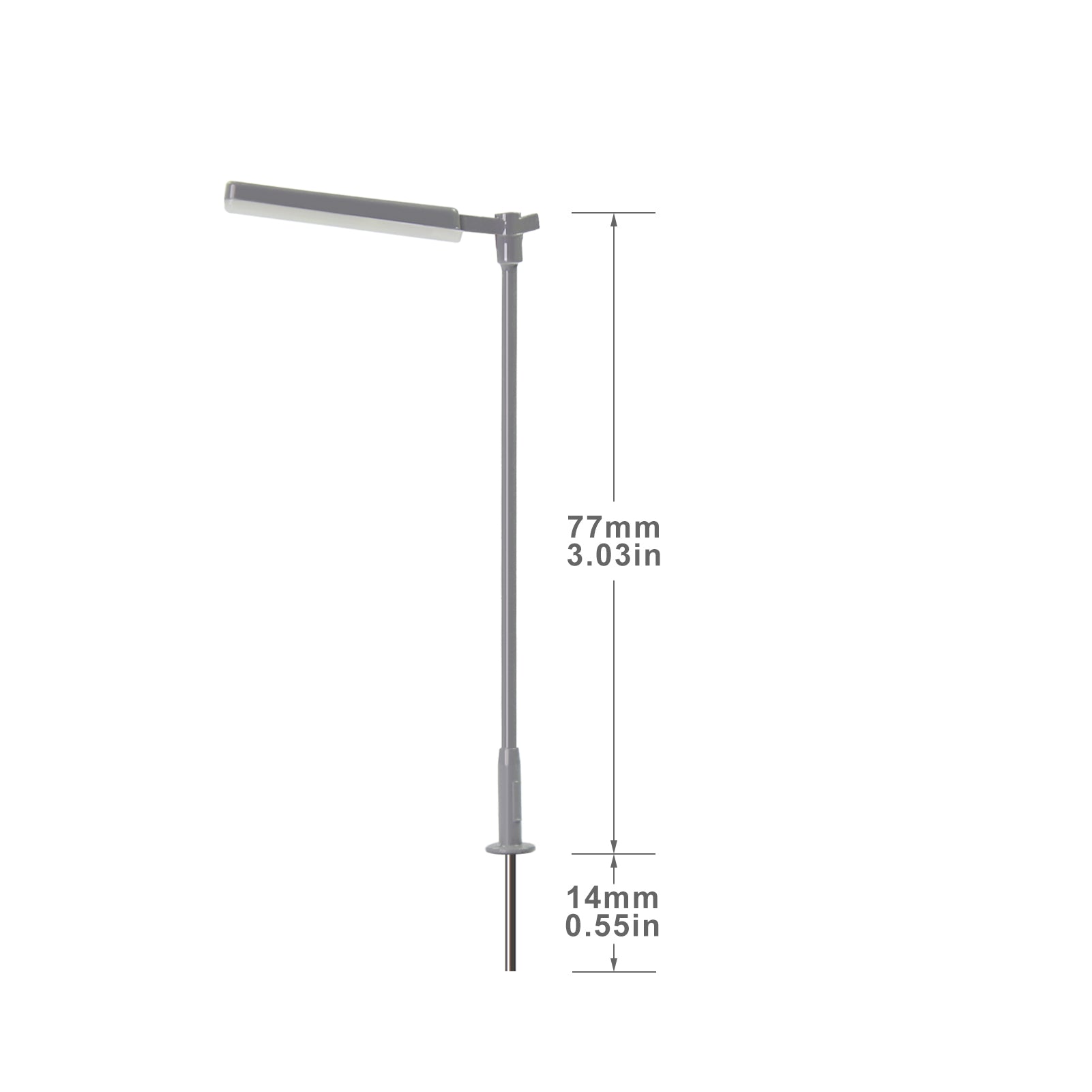 LD05 5pcs Metal Lamp post Street Light LEDs Shade