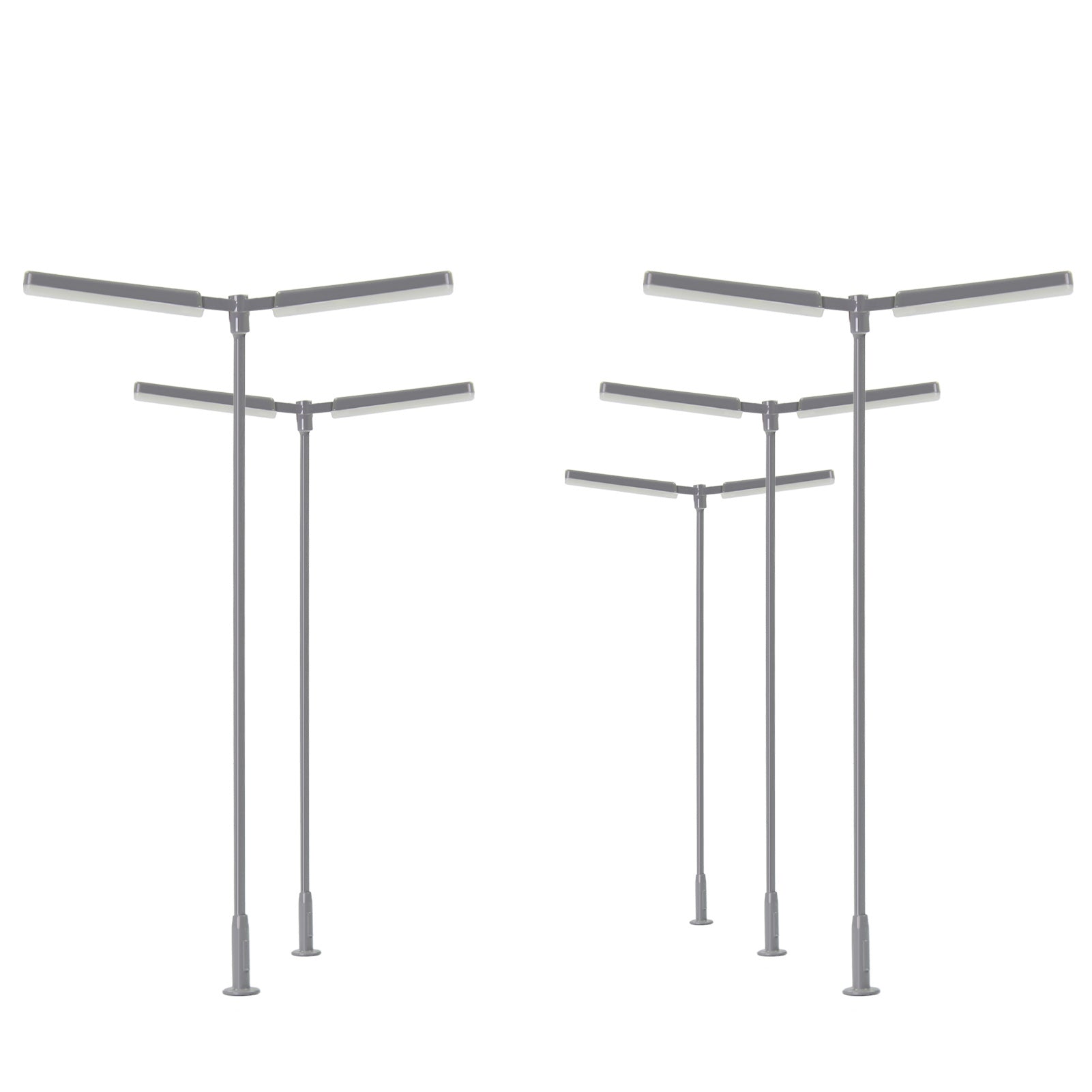 LD06 5pcs Two-heads Lamppost Street Light LED with Cover