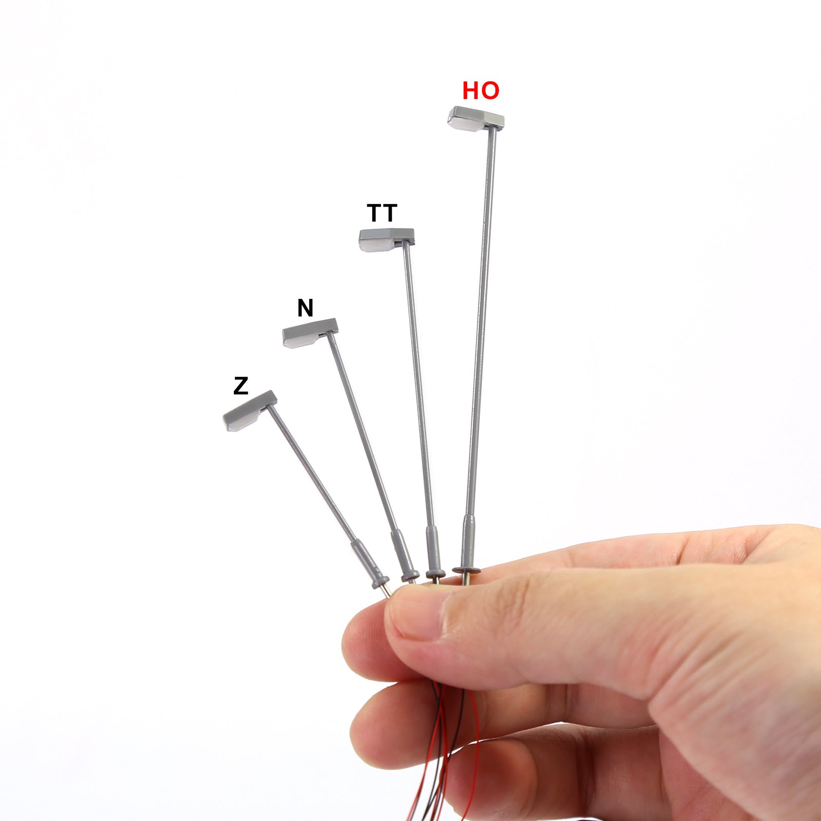 LD09 5pcs Metal Street Light Lamps with Cover LEDs