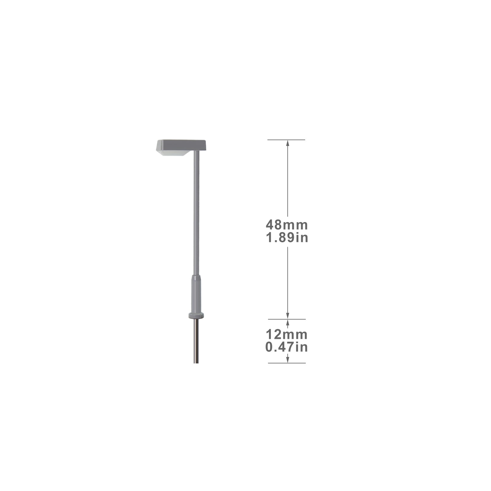 LD09 5pcs Metal Street Light Lamps with Cover LEDs