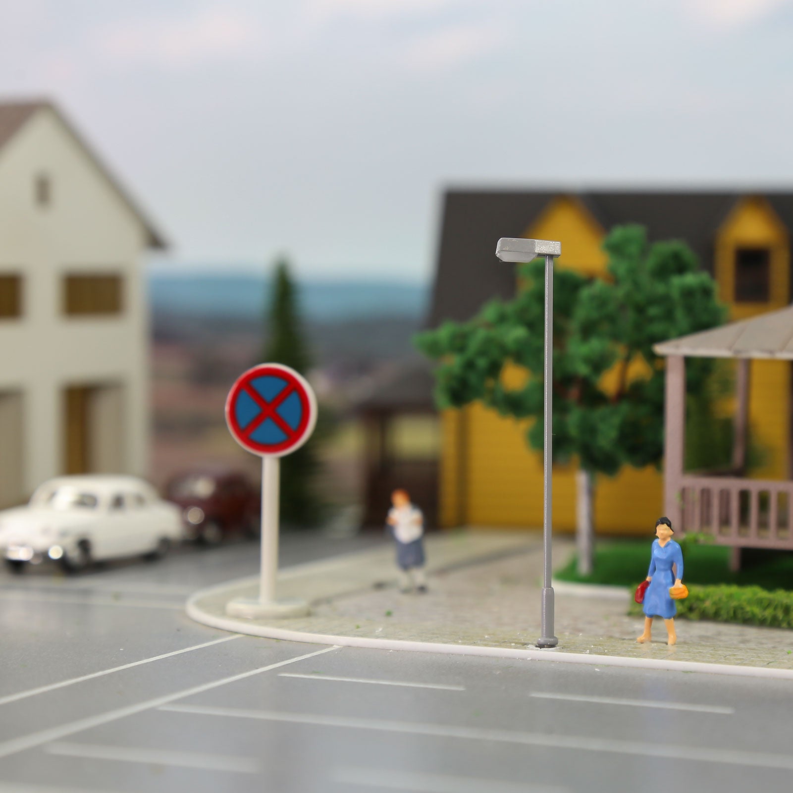 LD09 5pcs Metal Street Light Lamps with Cover LEDs