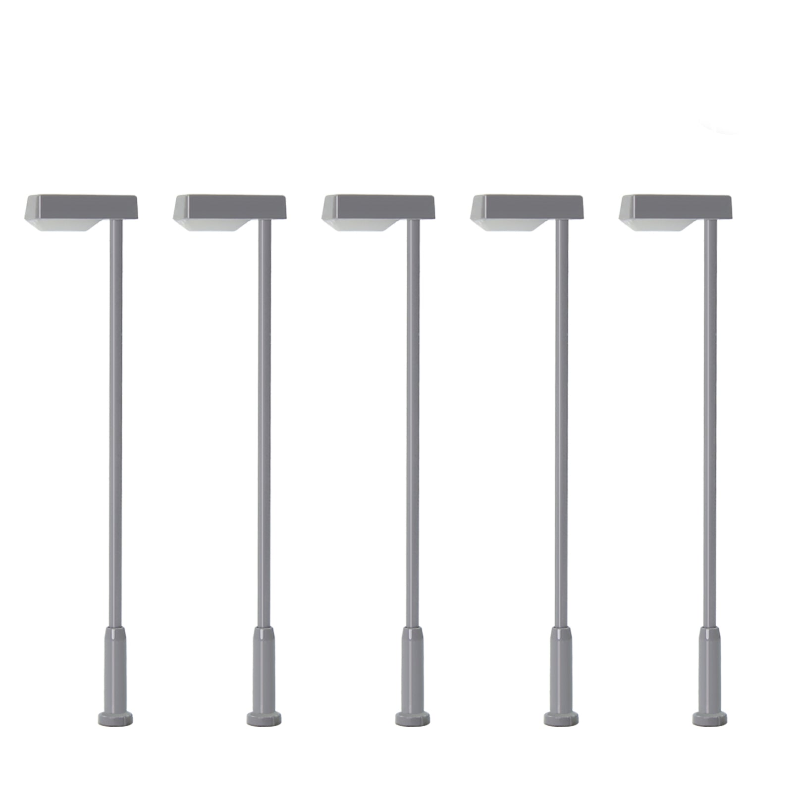 LD09 5pcs Metal Street Light Lamps with Cover LEDs