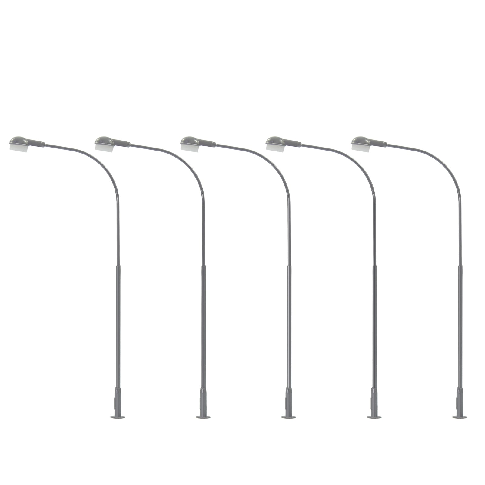 LD10 5pcs Metal Street Light Lamps with Cover LEDs