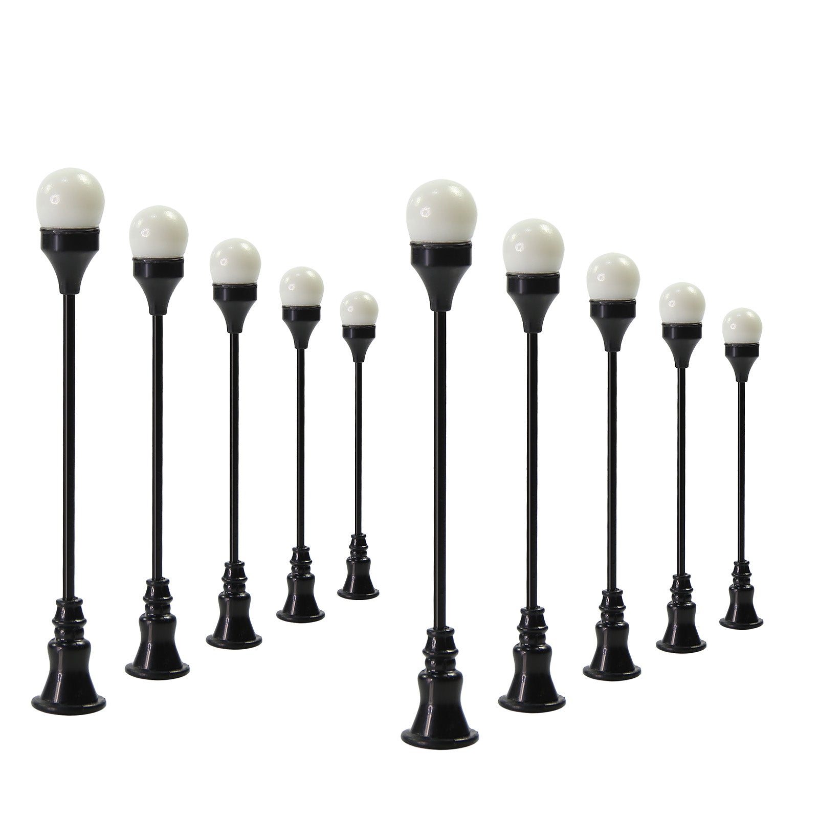 LFT11OOWM 10pcs OO/HO Scale 1:75 Vintage Lamps Street Light LED