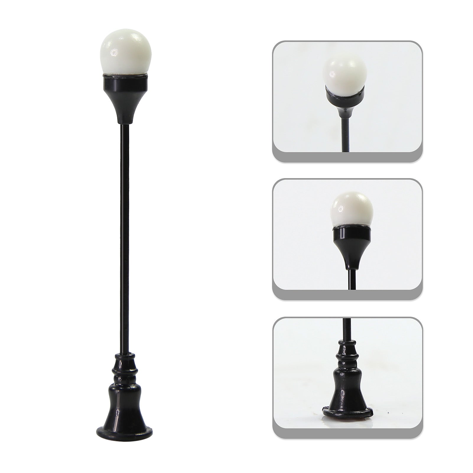 LFT11OOWM 10pcs OO/HO Scale 1:75 Vintage Lamps Street Light LED