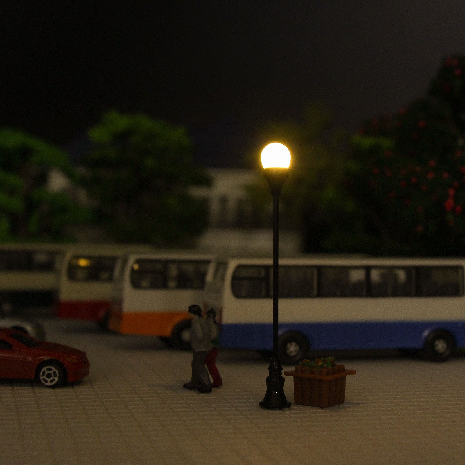 LFT11OOWM 10pcs OO/HO Scale 1:75 Vintage Lamps Street Light LED