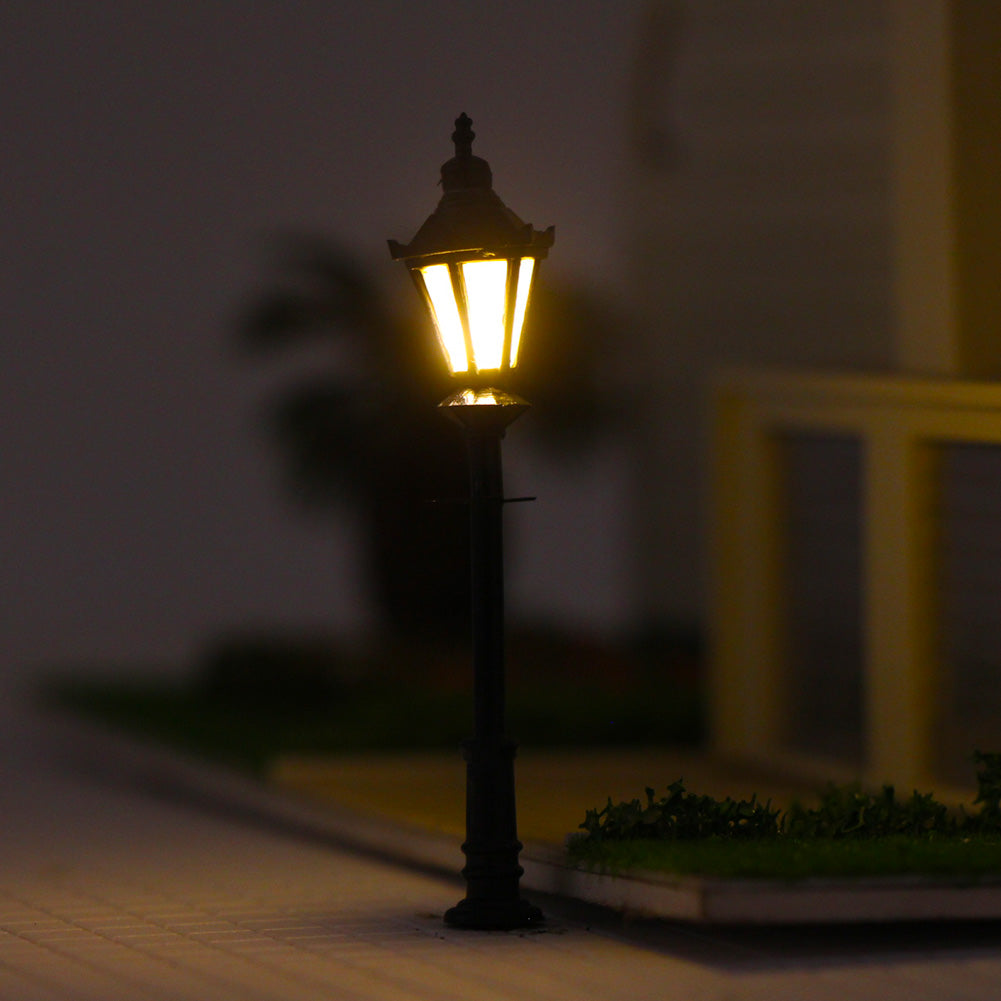 LNH04 5pcs N Scale 1:160 Lamp Street Light LED 12V