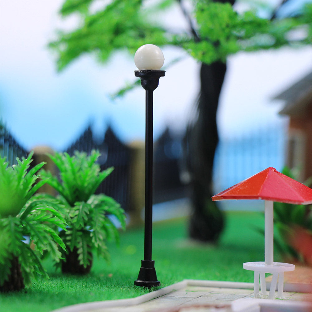 LNH31 20pcs HO/OO/TT Scale Lamppost Street Light LED
