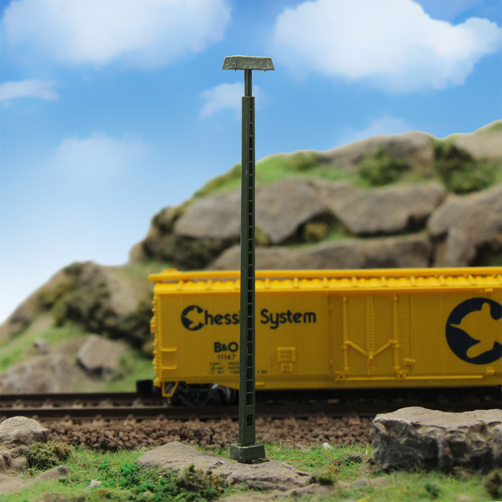 LQS54N 3pcs N Scale 1:160 Lights Lattice Mast Track Lamp