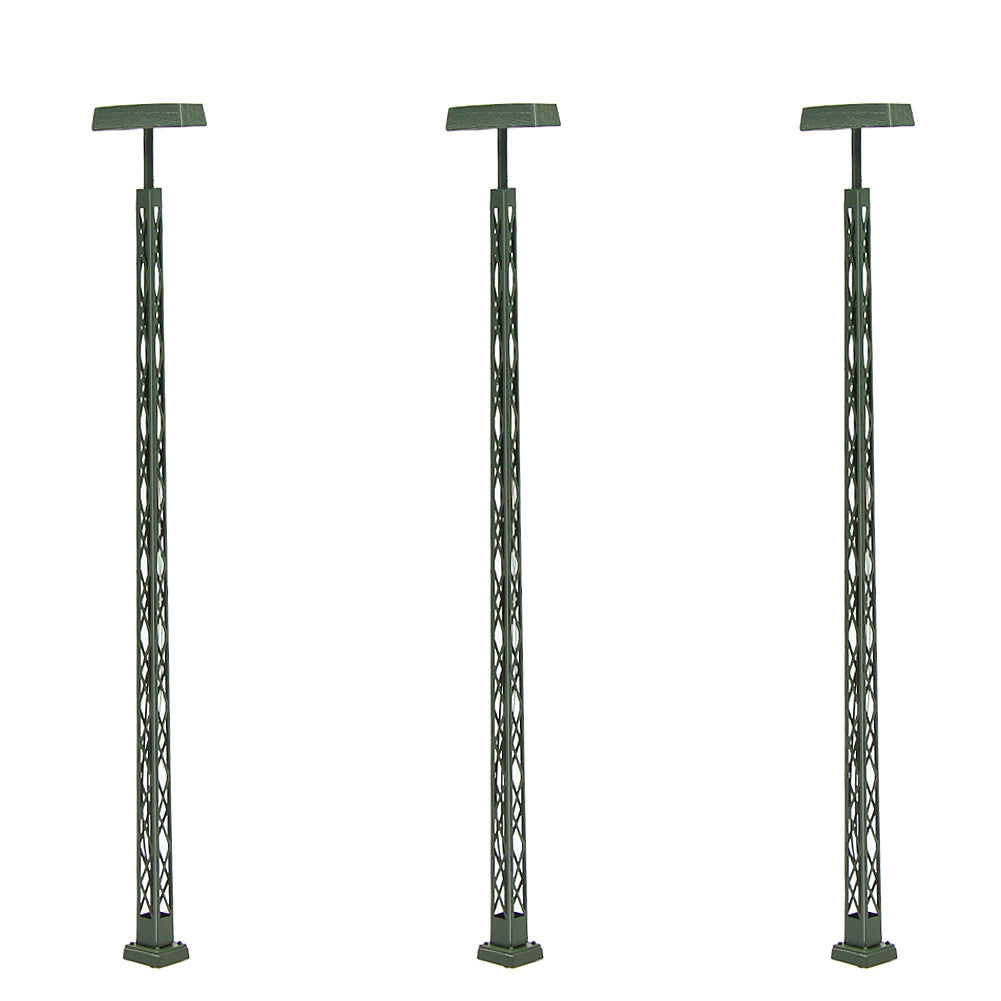 LQS56 3pcs HO/N Scale Model Lights Lattice Mast Lamp