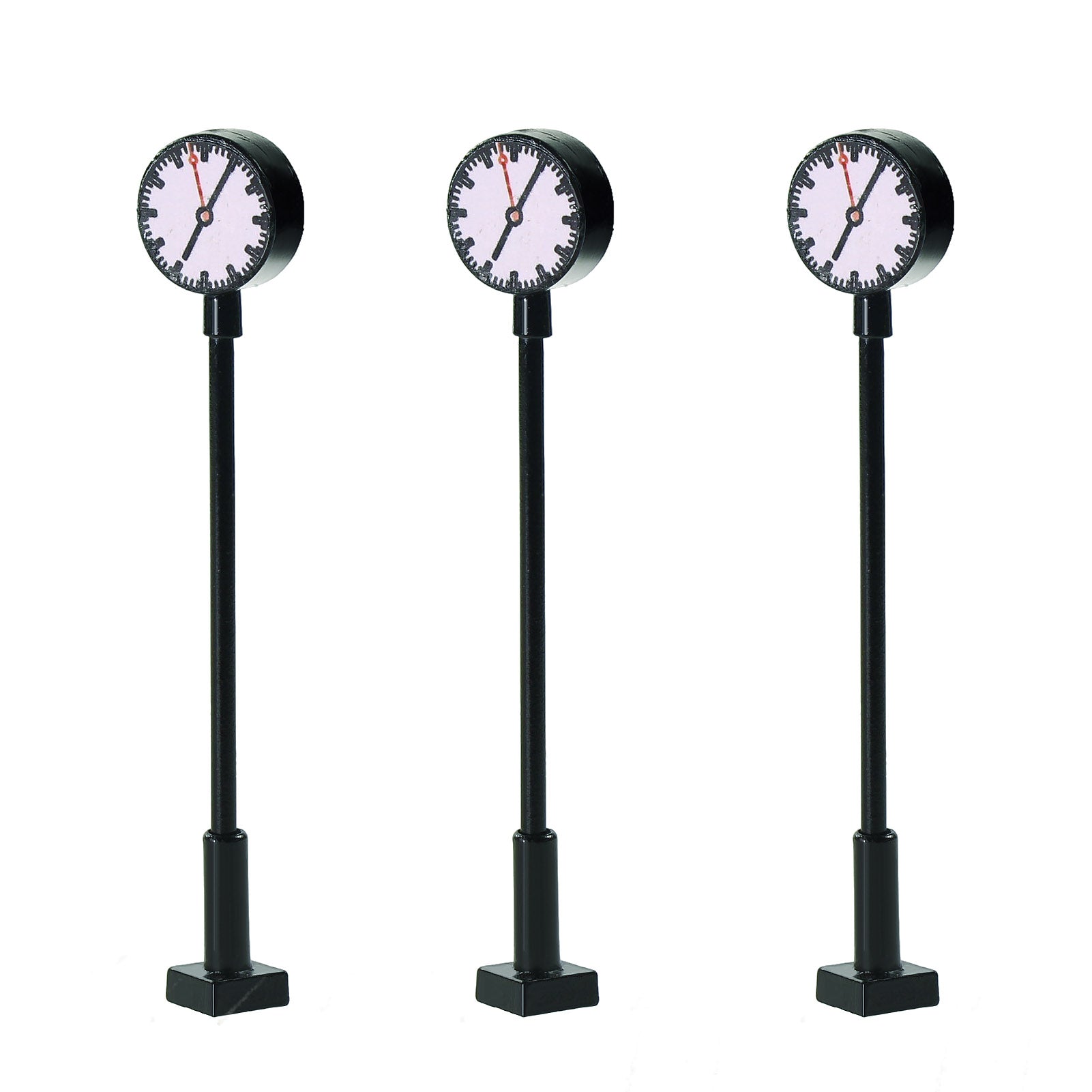 LQS62N 3pcs N Scale 1:160 Platform Clock Lamp