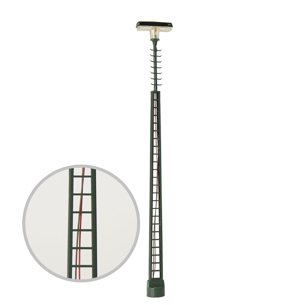 LQS63 3pcs HO N Scale Lit Platform Track Lamp