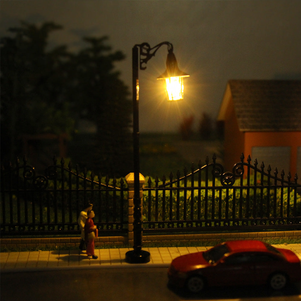 LQS75 10pcs HO N Scale Street Lgiht LED Lamp