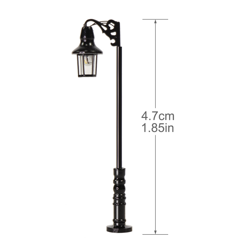 LQS75 10pcs HO N Scale Street Lgiht LED Lamp