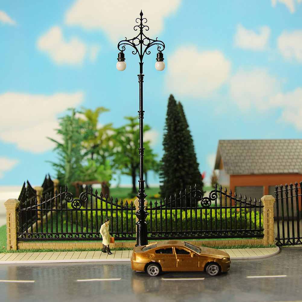 LQS78 3pcs HO N Scale Lamp Street Light Led