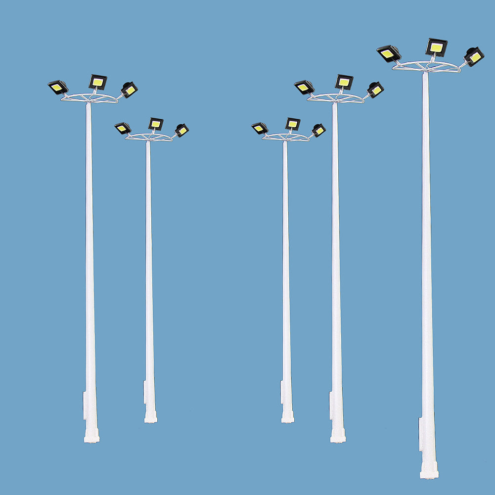 LSL11 5pcs HO N Scale Plaza Lamppost Playground Street Light