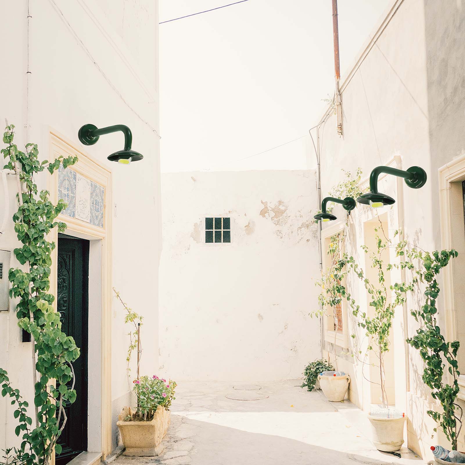 LSL16 10pcs HO Scale 1:87 Hanging Lamp Goose Neck Light LED