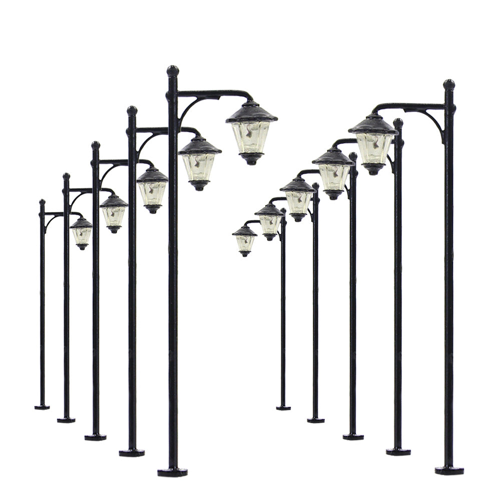 LYM10 10pcs OO/HO Scale 1:87 Lamp Street Light LED