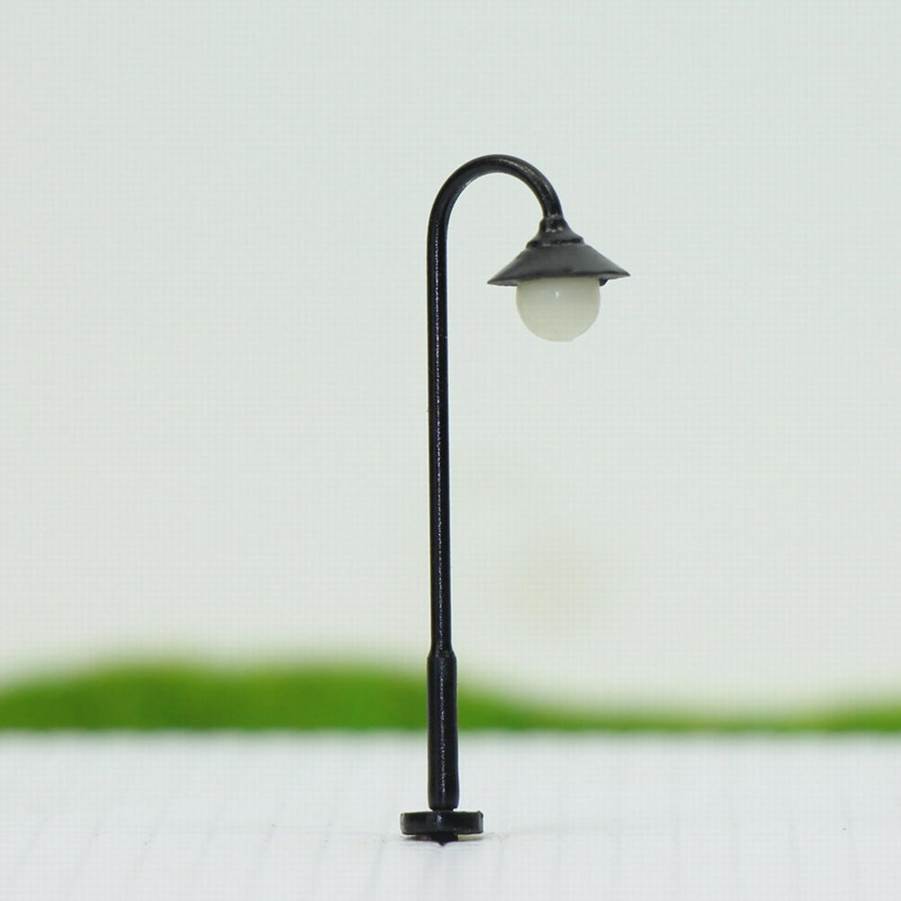 LYM25 10pcs N/TT Scale 1:160 Lamppost Street Light LED