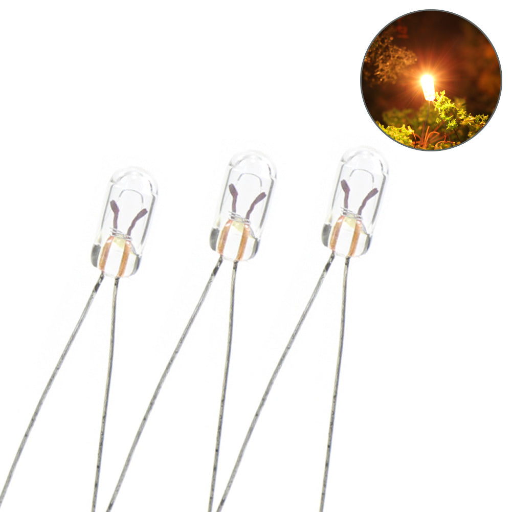 MP00 200pcs Grain of Wheat 3mm 6V Mini Bulbs